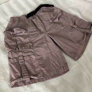 BDG Purple cargo shorts